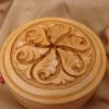 Round Wooden Jewelry Box