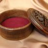 Round Wooden Jewelry Box