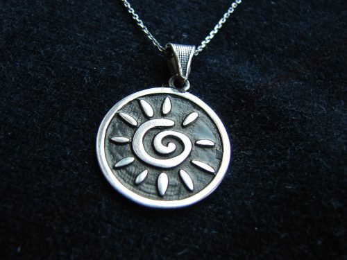 Necklace Sun Sterling Silver 925