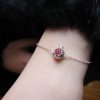 Bracelet Pomegranate Charm Sterling Silver 925