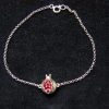 Bracelet Pomegranate Charm Sterling Silver 925