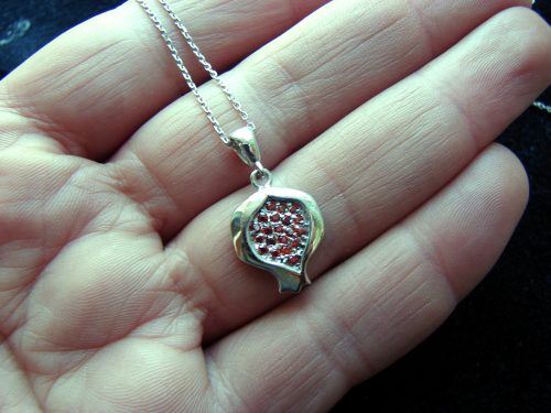Necklace Pomegranate Sterling Silver 925