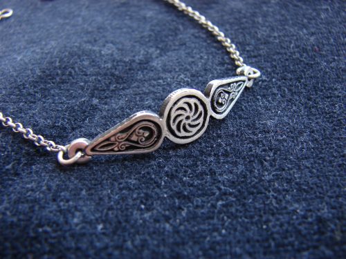 Bracelet Wheel of Eternity Charm Sterling Silver 925