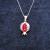Necklace Pomegranate Sterling Silver 925
