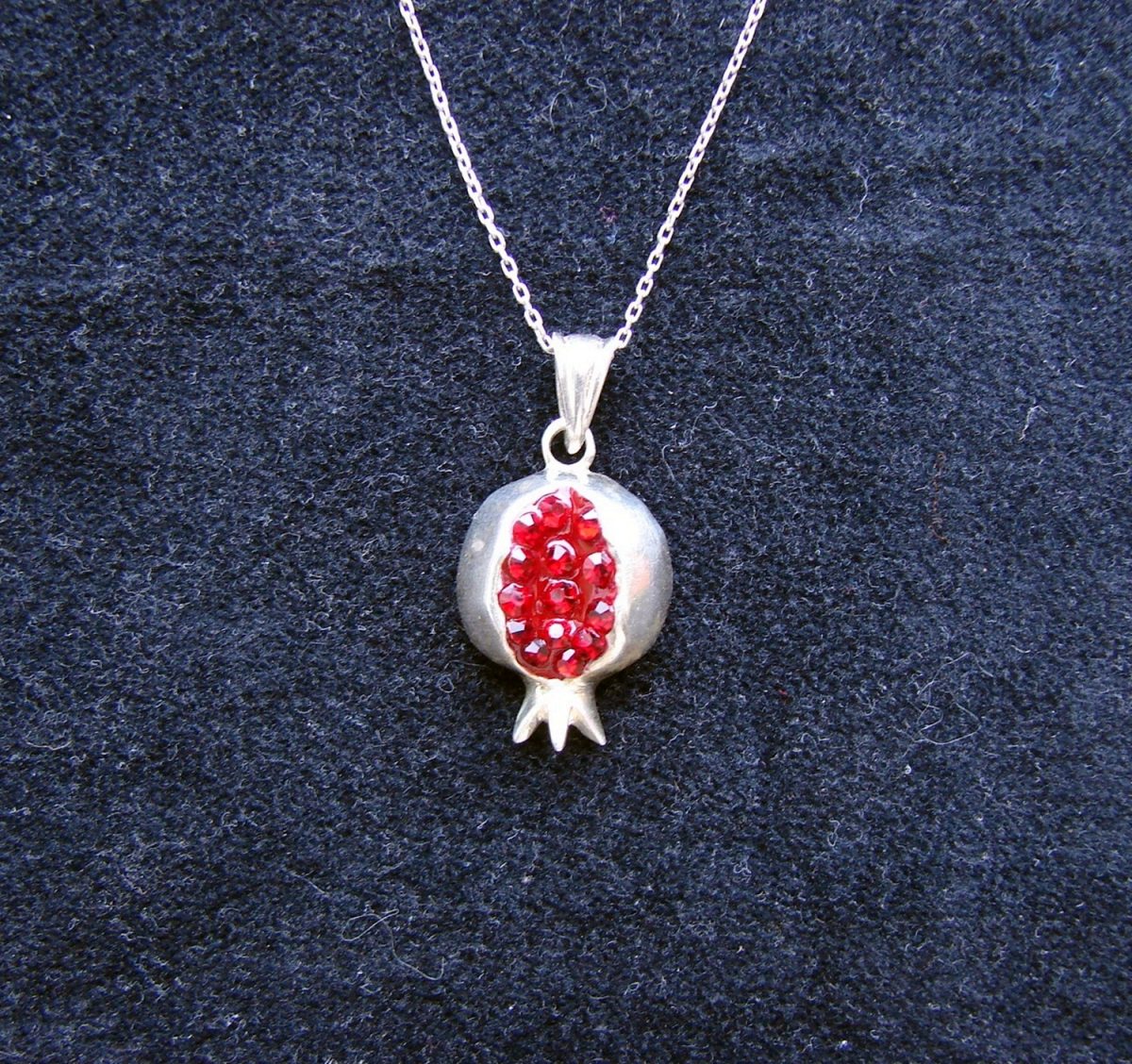 Necklace Pomegranate Sterling Silver 925