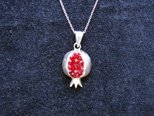 Necklace Pomegranate Sterling Silver 925