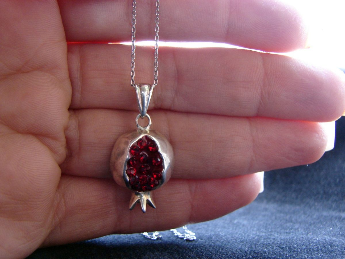 Necklace Pomegranate Sterling Silver 925