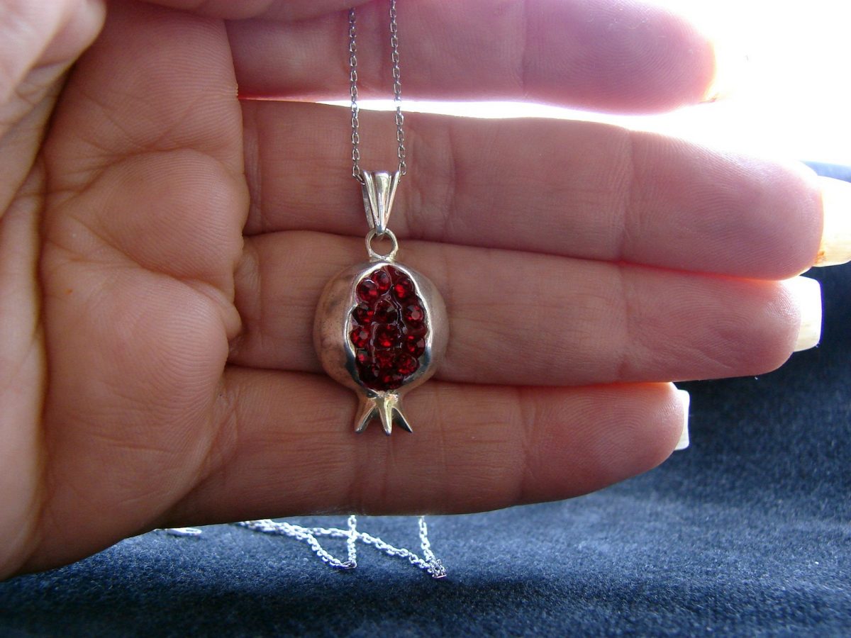 Necklace Pomegranate Sterling Silver 925