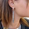 Long Earrings Sterling Silver 925, Ethnic Style, Party Earrings