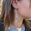 Long Earrings Sterling Silver 925
