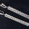 Long Earrings Sterling Silver 925, Ethnic Style, Party Earrings