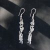 Long Earrings Sterling Silver 925
