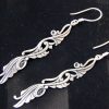 Long Earrings Sterling Silver 925