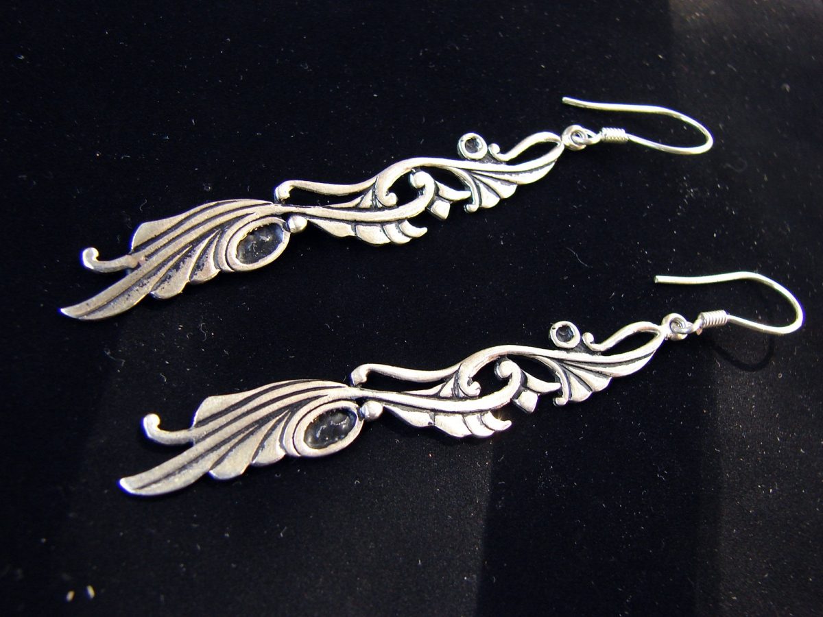 Long Earrings Sterling Silver 925