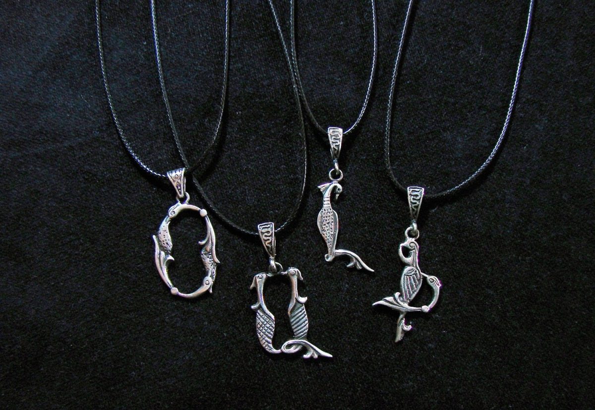 Initial Armenian Letter Charm Pendant, Armenian Bird Letters Trchnagir