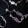 Initial Armenian Letter Charm Pendant, Armenian Bird Letters Trchnagir