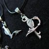 Initial Armenian Letter Charm Pendant, Armenian Bird Letters Trchnagir