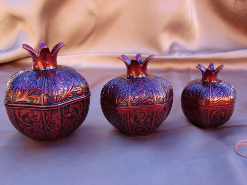 Pomegranate jewelry box