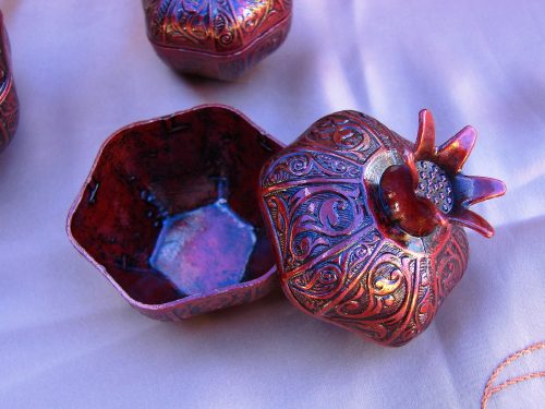 Pomegranate jewelry box