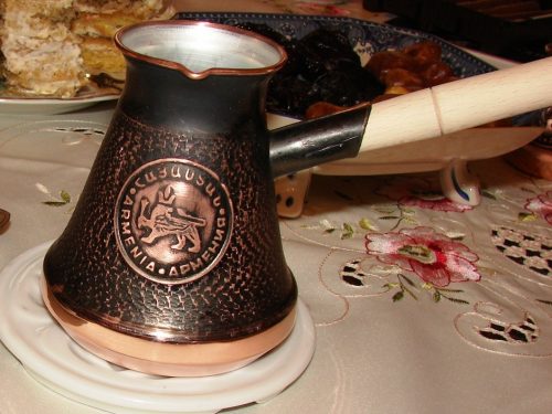 Armenian Handmade Coffee Pot Copper Arabic Coffee Maker Jezve Cezve Ibrik Turka