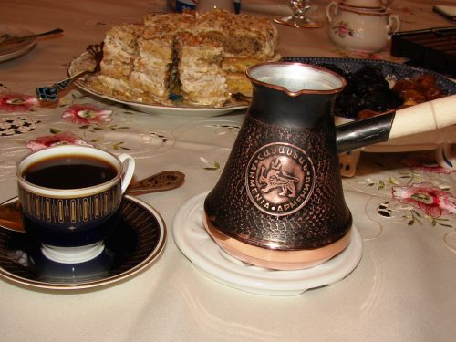 Armenian Handmade Coffee Pot Copper Arabic Coffee Maker Jezve Cezve Ibrik Turka