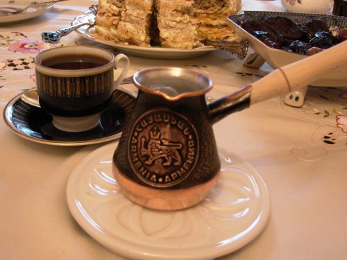 Armenian Handmade Coffee Pot Copper Arabic Coffee Maker Jezve Cezve Ibrik Turka