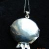 Prayer Book Pendant in form of Pomegranate, Lord's Prayer Our Father in Armenian, 925 Silver