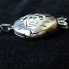 Prayer Book Pendant in form of Pomegranate, Lord's Prayer Our Father in Armenian, 925 Silver