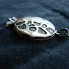 Prayer Book Pendant in form of Pomegranate, Lord's Prayer Our Father in Armenian, 925 Silver