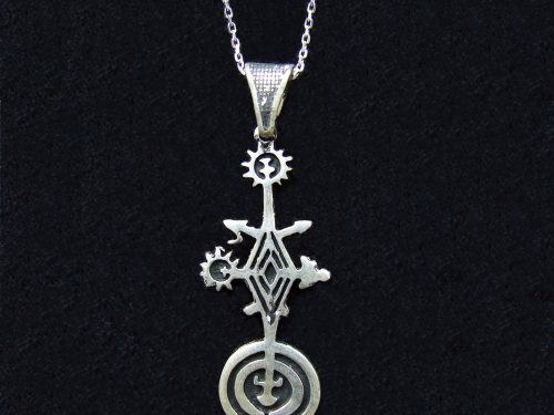 Pendant Solar System, Solar Symbol, Sterling Silver 925