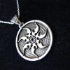 Pendant Sun and Wheel of Eternity 925 Sterling Silver