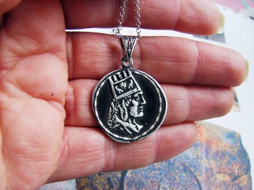 Pendant Tigran the Great King of Armenia, Sterling Silver 925,