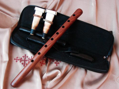 Armenian Professional Duduk Apricot Wood in Hard Case, Musical Instrument Doudouk, Key A, B, C, D, F, G, H