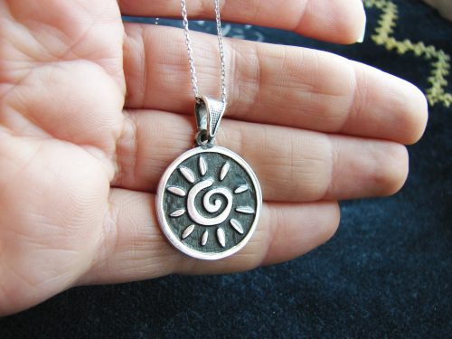Necklace Sun Sterling Silver 925