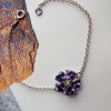 Bracelet Forget me Not Flower Sterling Silver 925, Armenian Symbol, Anmoruk