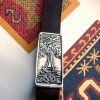 Leather & Silver Bracelet for Men and Women Armenian Cross