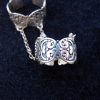 Silver Double Ring 925 Sterling Silver, Adjustable multi-finger