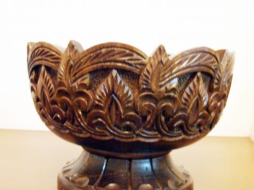 Hand Carved Natural Wooden Bowl,Vase