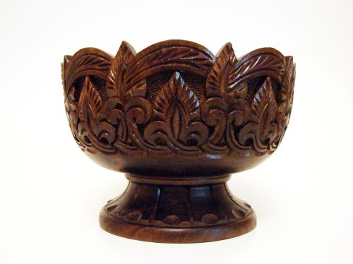 Hand Carved Natural Wooden Bowl,Vase