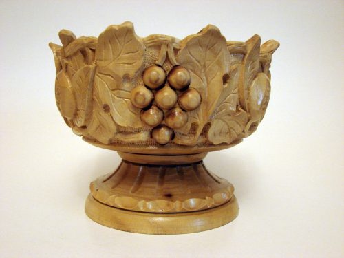 Hand Carved Natural Wooden Bowl,Vase