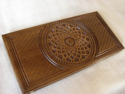 Wood Backgammon Set, Handmade Armenian Nardi Nardy