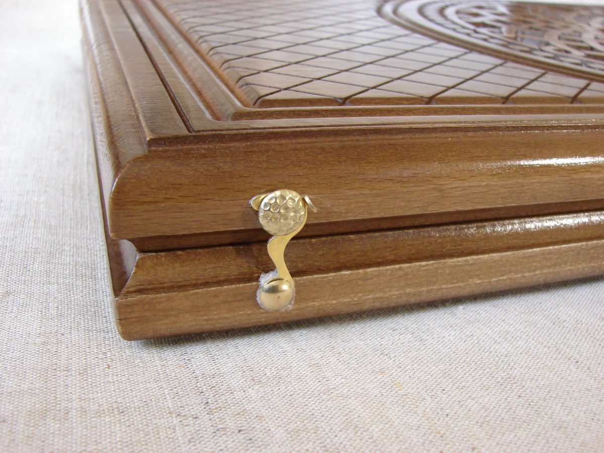Wood Backgammon Set, Handmade Armenian Nardi Nardy