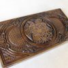 Backgammon Board Armenia Coat of Arms, Natural Wood, Nardi Nardy