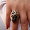 Set of Silver earrings and Ring