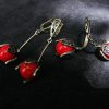 Set of Silver earrings and Ring