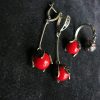 Set of Silver earrings and Ring