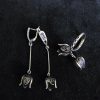 Set of Silver earrings and Ring