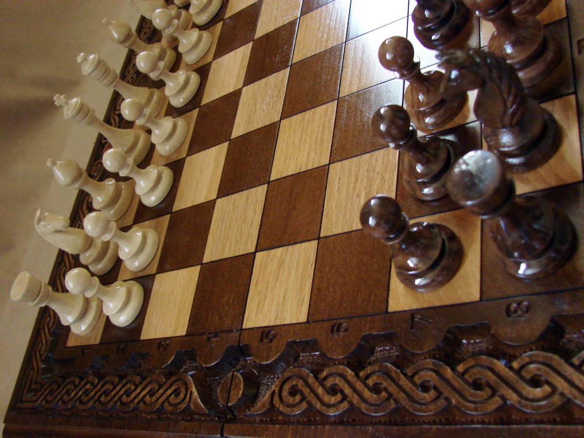 Handmade Wooden Chess Board