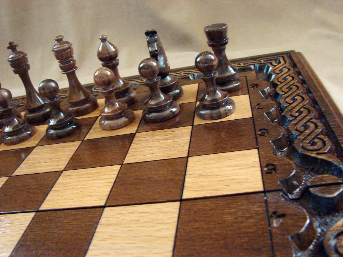 Handmade Wooden Chess Board