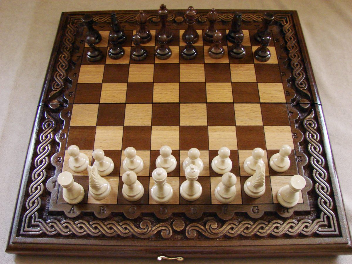 Handmade Wooden Chess Board
